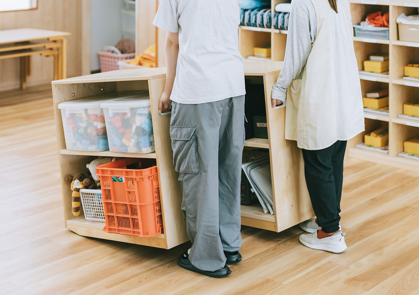 可動式の道具棚